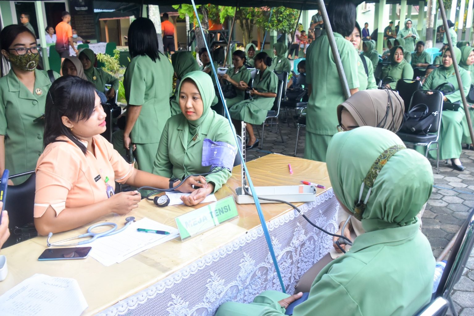 Jelang Hut Ke Persit Kck Daerah Pattimura Gelar Donor Darah