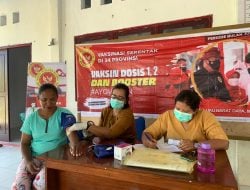 Gelar Vaksinasi di Wakarkeli, BINDA Maluku Targetkan 240 Orang