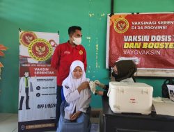 Vaksinasi di SMKN 7 Buru, BINDA Maluku Sasar Pelajar dan Guru