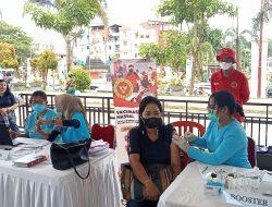 Minggu Ibadah, BINDA Maluku Tetap Gelar Vaksinasi di Ambon