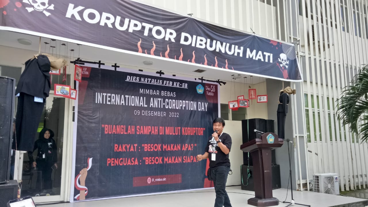 Jurusan Akuntansi FEBIS Unpatti Dorong Antisipasi Korupsi Bagi Mahasiswa.