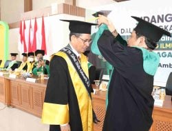 Rektor IAIN Ambon Dikukuhkan sebagai Guru Besar oleh Dirjen Pendis Kemenag RI