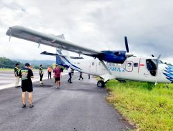 KNKT Investigasi Pesawat Tergelincir di Bandara Pattimura
