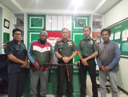 TNI Amankan Tiga Mortir dan Senjata Api