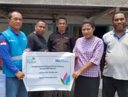PLN Bantu Pembangunan Gedung Gereja dan Pastori di Jemaat GPM Marlasi