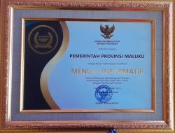 Pemprov Maluku Raih Penghargaan Menuju Informatif