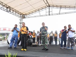 Kapolda Maluku, Pangdam dan Danlanud Pattimura Hibur Prajurit TNI-Polri