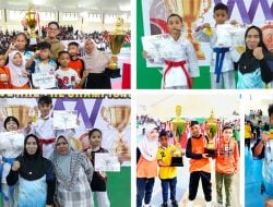 Perguruan Lemkari Air Kuning Ambon Raih 6 Medali Tournament Karate.