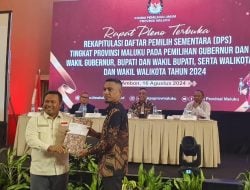 KPU Maluku Tetapkan DPS 1.326.608 Pemilih Pilkada 2024