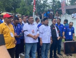 Agus Ririmasse – Novan Liem Diantar Ribuan Pendukung Daftar di KPU