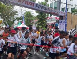 Meski Hujan, Ratusan Warga Kota Ambon Ramaikan SBAM FUN RUN 2024