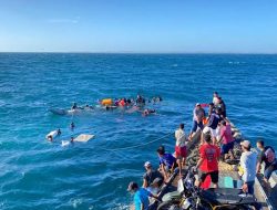 Kapal Bermuatan Kopra dan Rumput Laut Tenggelam di Perairan Egron, Tanimbar