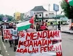 Aliansi Mahasiswa Ambon Gelar Aksi Solidaritas untuk Palestina