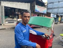 Tangisan Sunyi Penarik Becak Dibalik Penataan Mardika