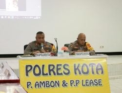 Kekerasan Terhadap Orang Meningkat, Polresta Ambon Rutin Patroli