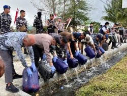 Tim Gabungan Amankan 4 Ton Sopi